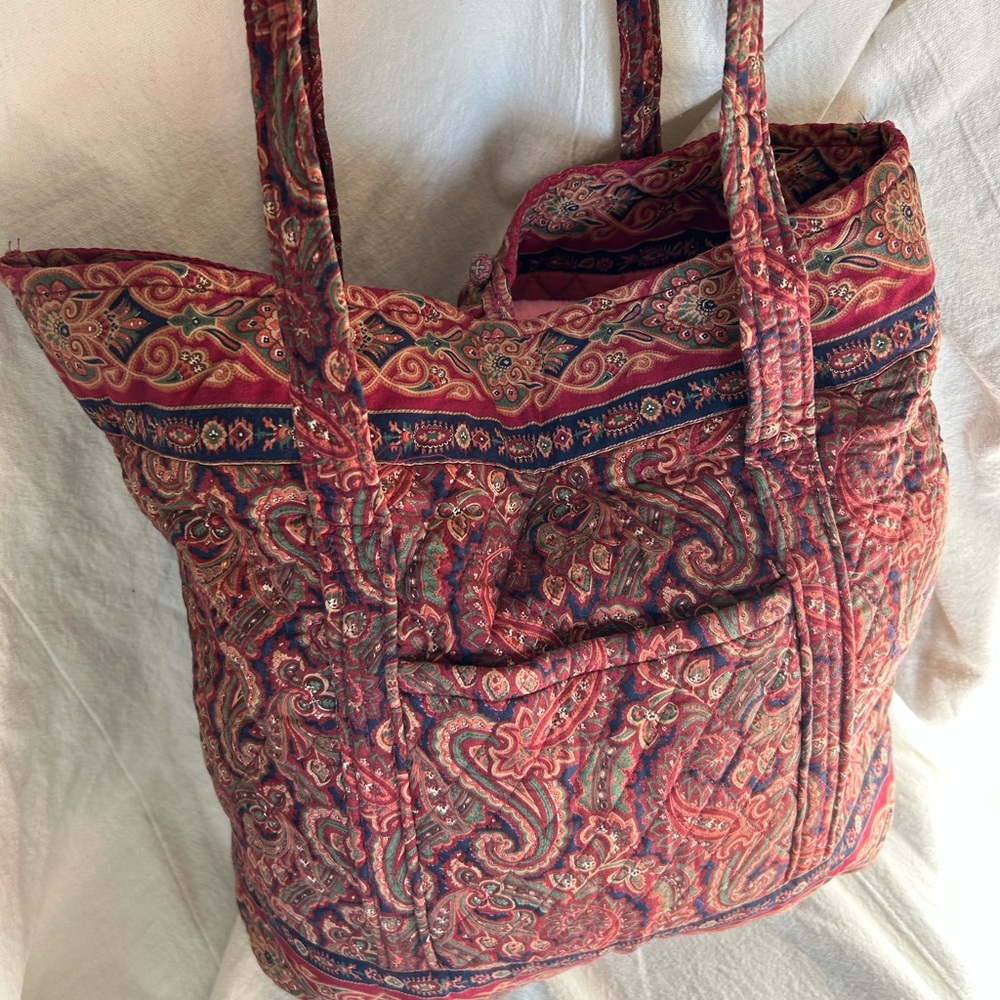 Vera Bradley Tote - paisley 1987 - Picture 3 of 10